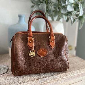 Dooney & Bourke Vintage Boston Leather Doctor Bag